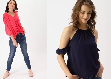 Min.80% off on Dressberry Women's Top From Rs.119 + 3% dealCorner Cashback