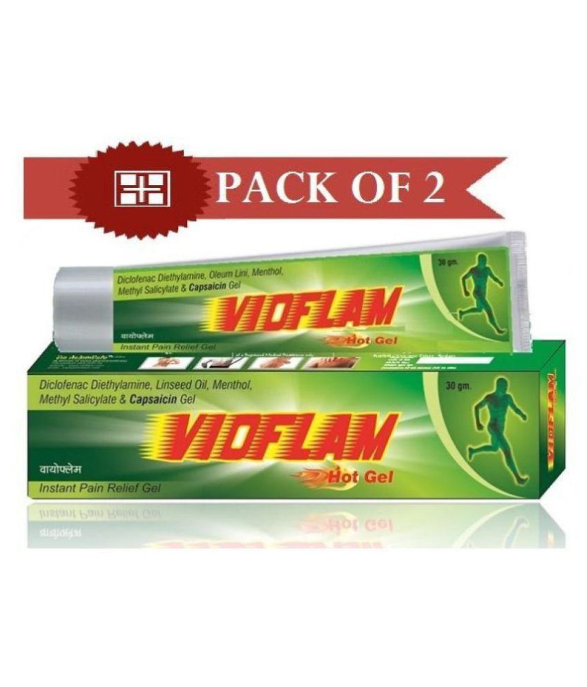 Vioflam Instant Pain Relief Gel (Pack of 2) at Just Rs. 69 + Free Shipping