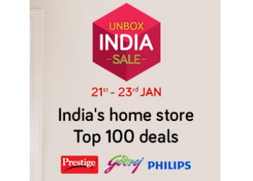 Few Hours Left : Unbox India Sale : Top 100 Deals For Your Home By Snapdeal