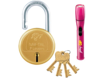 Godrej Nav-Tal 7 Lever Padlock with Torch at Lowest Price + Free Shipping