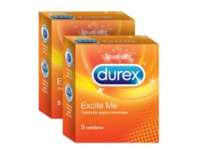 Durex Excite Me 3s (Pack of 2) at Just Rs.75 + Free Shipping