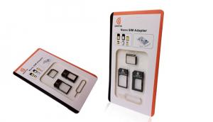 Buy 2 Pcs - Griffin 3 in 1 Micro Nano Sim Card Adapter with Ejector Pin at Lowest Online.