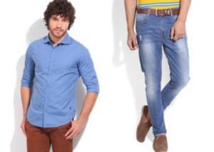 UCB, Arrow, John Player Shirts and Jeans at Minimum 50% off