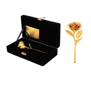 JEWEL FUEL Rose in 24k Gold With Exclusive Velvet Gift Box (Valentine Special)!!