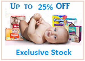 Up to 25% OFF on Pampers, Mamy Poko, Huggies, Libero & More