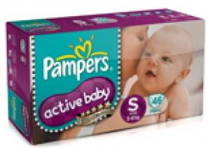 Pampers Active Baby S / M / L Size Diapers (46 Count) at Rs. 419