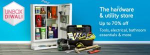 Hardware and Utility store - Upto 70% off + Extra 20% off