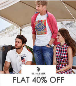 DIWALI OFFER:- US Polo Asians Flat 40% OFF