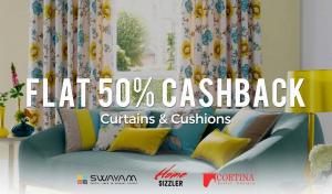Curtains - Get Flat 50% Cashback