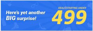 Flipkart 499 store - Deals under Rs. 499/-