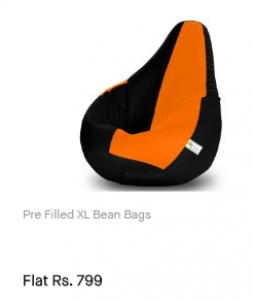 Prefilled Bean Bags Flat Rs. 799 + 20% Off Through CITI Bank Cards