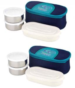 Airan Stainless Steel Bon Bon Lunch Box 3 Pcs Buy 1 Get 1 Free