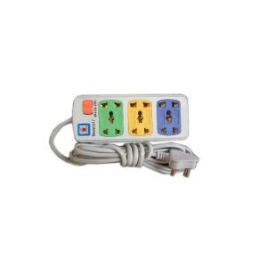 3 Sockets Power Strip Extension Cord Board at Rs.55 + Free Shipping