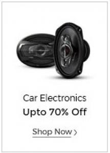 Upto 70% off on Car Electronics Products, Car & Bike Accessories