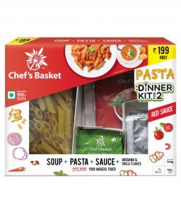 Chef's Basket Red Sauce Pasta and Soup Dinner Kit for 2@ Rs.86