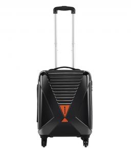 Safari X-Cross Black 4 Wheel Hard Luggage Trolley at Flat 66% OFF