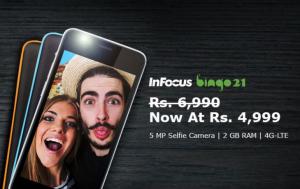 InFocus Bingo 21 M430 (8GB/2GB/8MP/4G) @ 4999