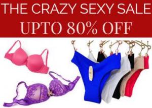 The Crazy Sexy Sale : Get Bra, Nightwear & More Products at Upto 80% Off