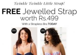 Buy A Strapless Bra & Get Jewelled Strap Worth Rs.499
