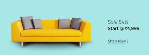 Sofa Sets Starting from Rs. 4999/-