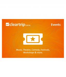Cleartrip Local Events E-Gift Card at Flat 200 Off