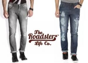 Limited Stock : Roadster Jeans at Flat 50-70% Off + FREE SHIPPING