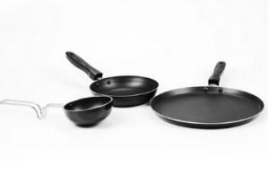 Sumeet Triumph Aluminium Nonstick Gift Set - Set of 3 56% Off
