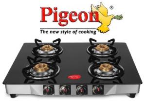 Flat 59% Off Pigeon Ultra Glass (4 Burners) at Rs. 2999 + FREE Shipping