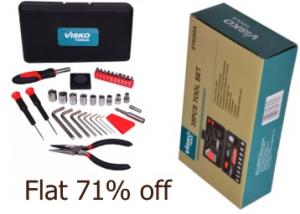 Flat 71% OFF:- Visko Hand Tool Kit (35 Tools) at Just Rs. 599 + Free Shipping