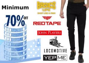 Limited Stocks:- Top Brand Trousers at Minimum 70% off + Free Shipping