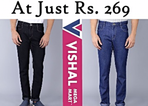 Limited Stocks : Grab Men Jeans at Just Rs. 269 + More Offers Inside