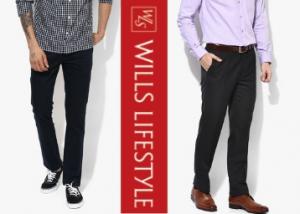 Few Hours Left : Wills Lifestyle Trouser at Flat 60% off + Extra 15% Off