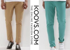 Koovs Big Day : Trousers & Chinos Flat 40% Off From Rs. 657 + FREE Shipping