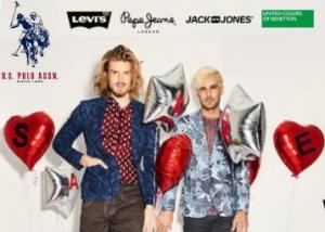 Only The Topmost Brands : Minimum 40% Off On Levis, Pepejeans, UCB & More Clothing