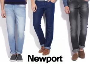 Steal Deal:- Newport Jeans at Min. 65% OFF starts at Rs. 347 + 20% Cashback + 7 More Offers