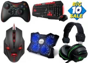 Gaming Accessories minimum 25% off + 30% Cashback From Rs.177