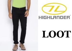 Buy HIGHLANDER Men Black Slim Fit Jeans at just Rs.262 + FREE Shipping