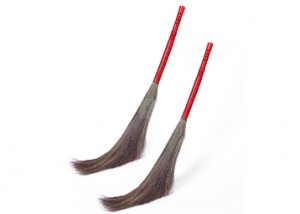 HIC Multicolour Floor Grass Broom Set of 2 at Flat 67% OFF