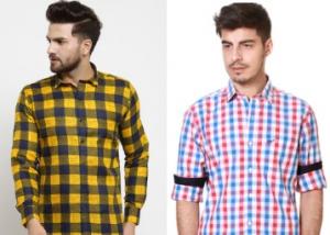Big Deal - Buy Checkered Shirts Starting at Just Rs. 124 + FREE Shipping