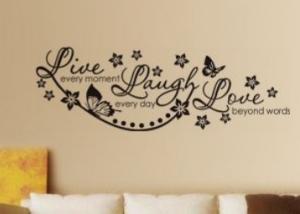 Live Laugh And Love Wall Decor at Rs.89 With FREE Shipping.