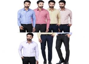 Pack of 5 Shirts & 2 Trousers at Just Rs.624 + Free Shipping