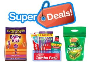 Price Crash On Supermart Groceries + Extra 8% dealCorner Cashback
