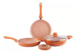 Flat 72% Off On Wonderchef Induction Cookware Set + 6% dealCorner Cashback
