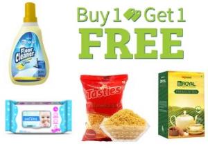 Buy 1 Get 1 Free On Grocery + Rs.200 Via Visa Card + 5.6% dealCorner Cashback