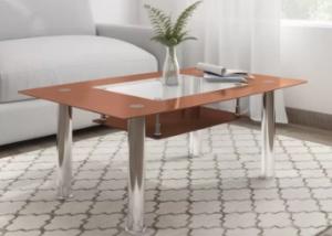 HomeTown Ben Glass Coffee Table @ Rs.2299 + 6% dealCorner Cashback
