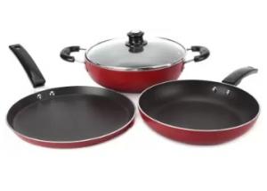 Up to 75% off Flipkart SmartBuy Cookware Set + 6% dealCorner Cashback