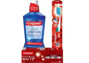 Colgate Visible Toothpaste, Mouthwash Combos @ Rs.193 + 3% dealCorner Cashback