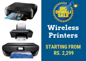 Last Day Offer!! Get Wireless Printer Starting at Rs.2299