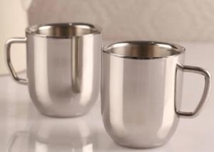 Dynore Double Wall Large Cappucino Mugs - Set of 2 at Flat 53% Off