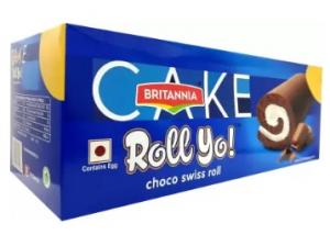 Britannia Cake Roll Yo Choco Swiss Roll 450gm at Rs. 99 + 8.4% dealCorner Cashback
